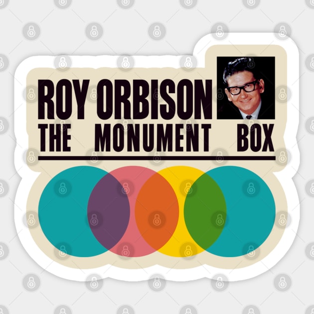 The Monument Vinyl Box Original 1965 Sticker by RafelagibsArt